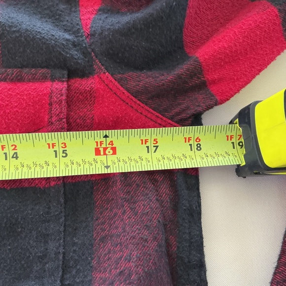 Burnside Buffalo Plaid Flannel Shirt Unisex Large (14-16) Lumberjack Outdoor - Picture 4 of 7